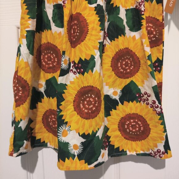 Gymboree Girls Toddler Sunflower Fit And Flare Dress Size 5T - Picture 4 of 5